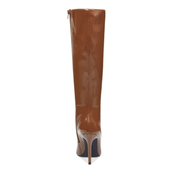 INC International Concepts Rajel Congac Pointed Stilleto Heels Brown Boots - Picture 2 of 11